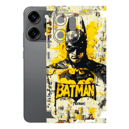OPPO Phone Skins 2025 (All Models) - Batman Yellow BT - 3D Embossed Finish (L-304) Oppo Reno 14 Pro 5G