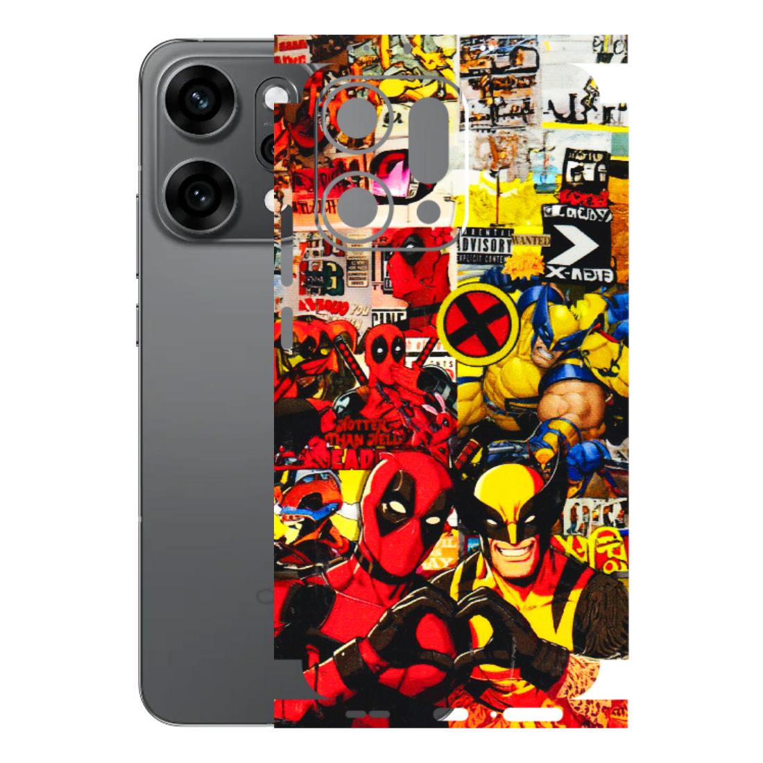 OPPO Phone Skins 2025 (All Models) - Spidy Wolverine - 3D Embossed Finish (L-310) Oppo Reno 14 Pro 5G