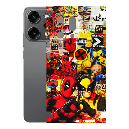 OPPO Phone Skins 2025 (All Models) - Spidy Wolverine - 3D Embossed Finish (L-310) Oppo Reno 14 Pro 5G