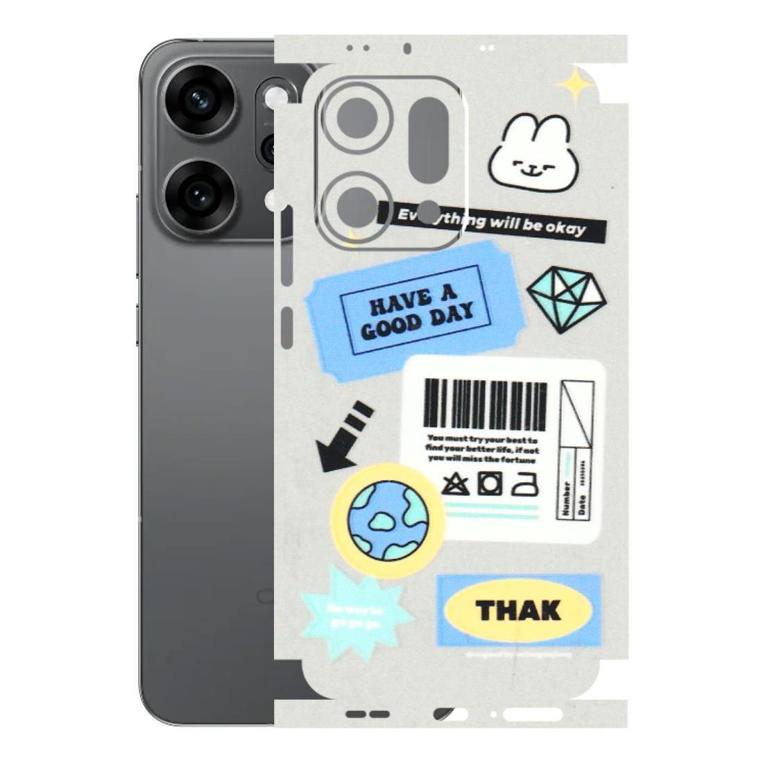 OPPO Phone Skins 2025 (All Models) - Will Be Okay Design - 3D Embossed Finish (L-316) Oppo Reno 14 Pro 5G