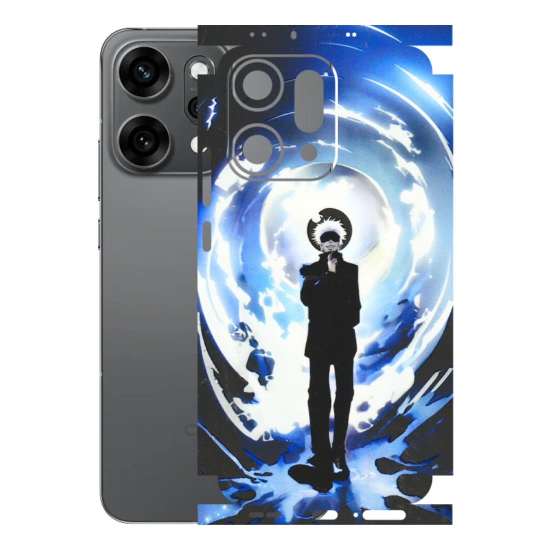 OPPO Phone Skins 2025 (All Models) - Jujustu Kaisen Anime Manga - 3D Embossed Finish (L-317) Oppo Reno 14 Pro 5G