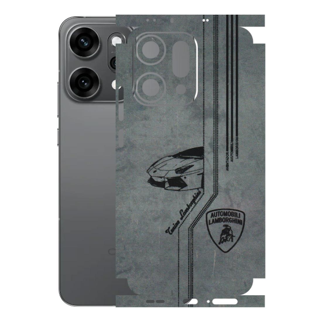 OPPO Phone Skins 2025 (All Models) - New Lamborgini Aventador - 3D Embossed Finish (L-321) Oppo Reno 14 Pro 5G