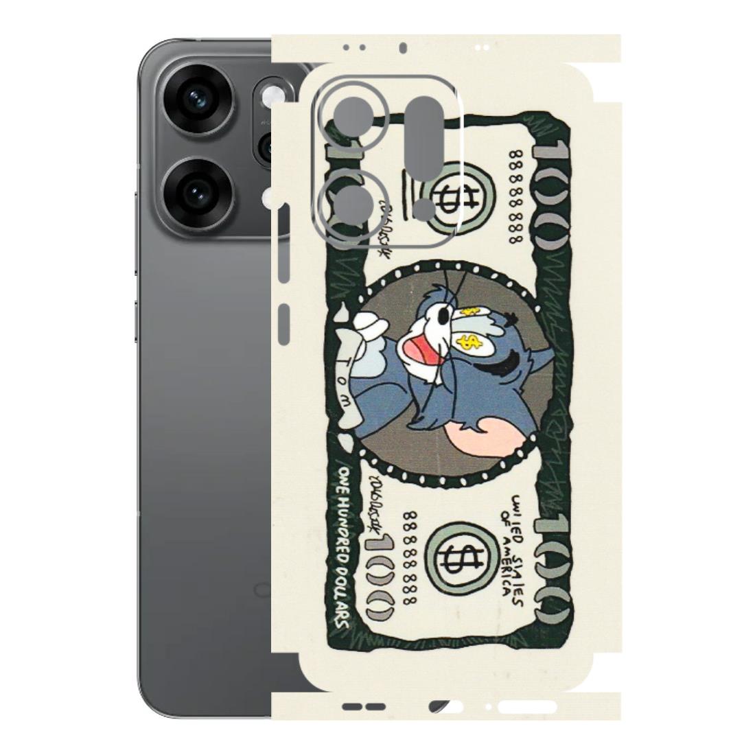 OPPO Phone Skins 2025 (All Models) - Tom Hundred Dollar - 3D Embossed Finish (L-324) Oppo Reno 14 Pro 5G
