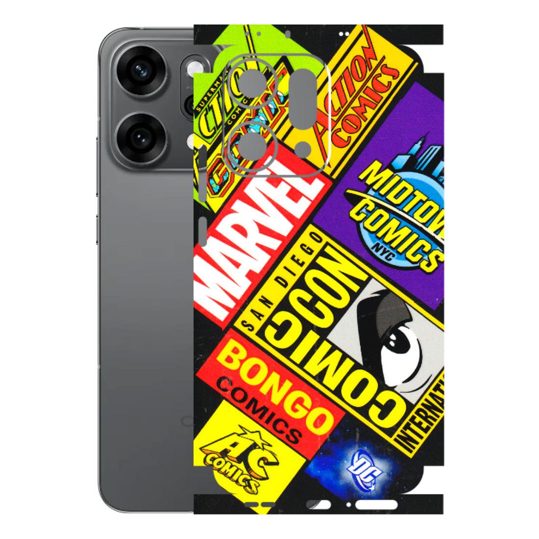 OPPO Phone Skins 2025 (All Models) - Bongo Comic Con - 3D Embossed Finish (L-325) Oppo Reno 14 Pro 5G