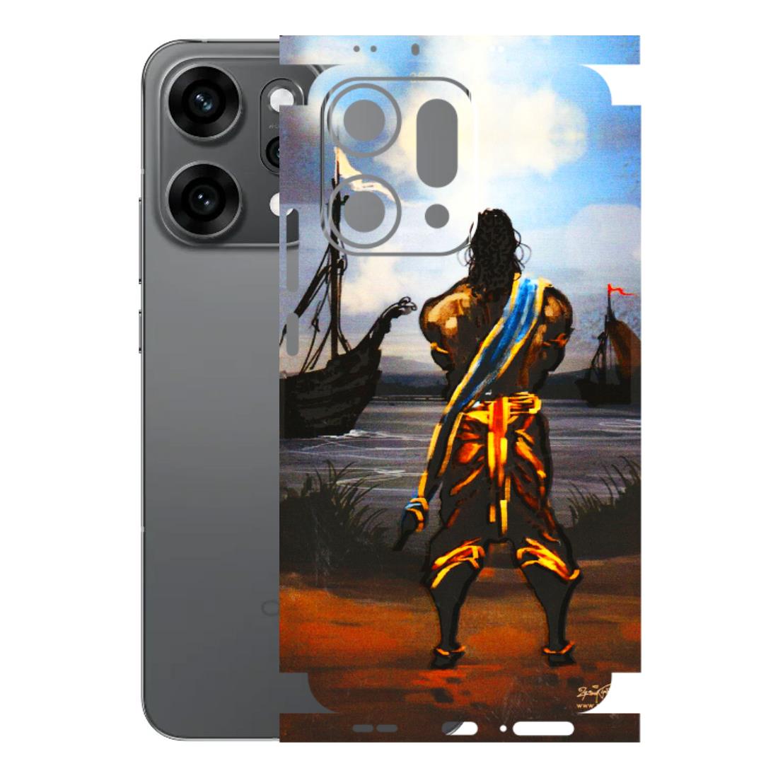 OPPO Phone Skins 2025 (All Models) - Heavenly God Figure - 3D Embossed Finish (L-34) Oppo Reno 14 Pro 5G