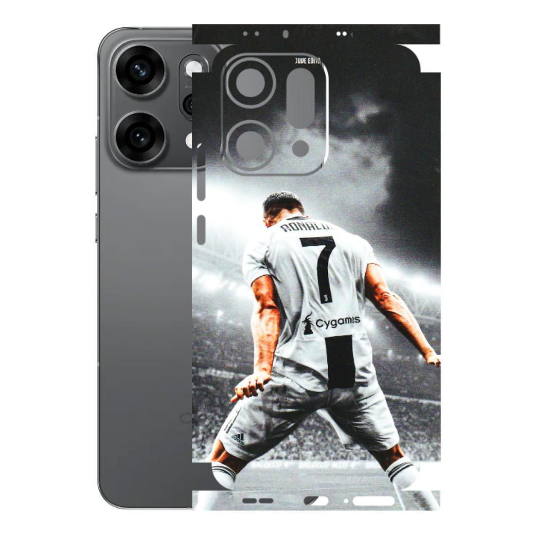 OPPO Phone Skins 2025 (All Models) - Ronaldo CR7 Crazy - 3D Embossed Finish (L-44) Oppo Reno 14 Pro 5G