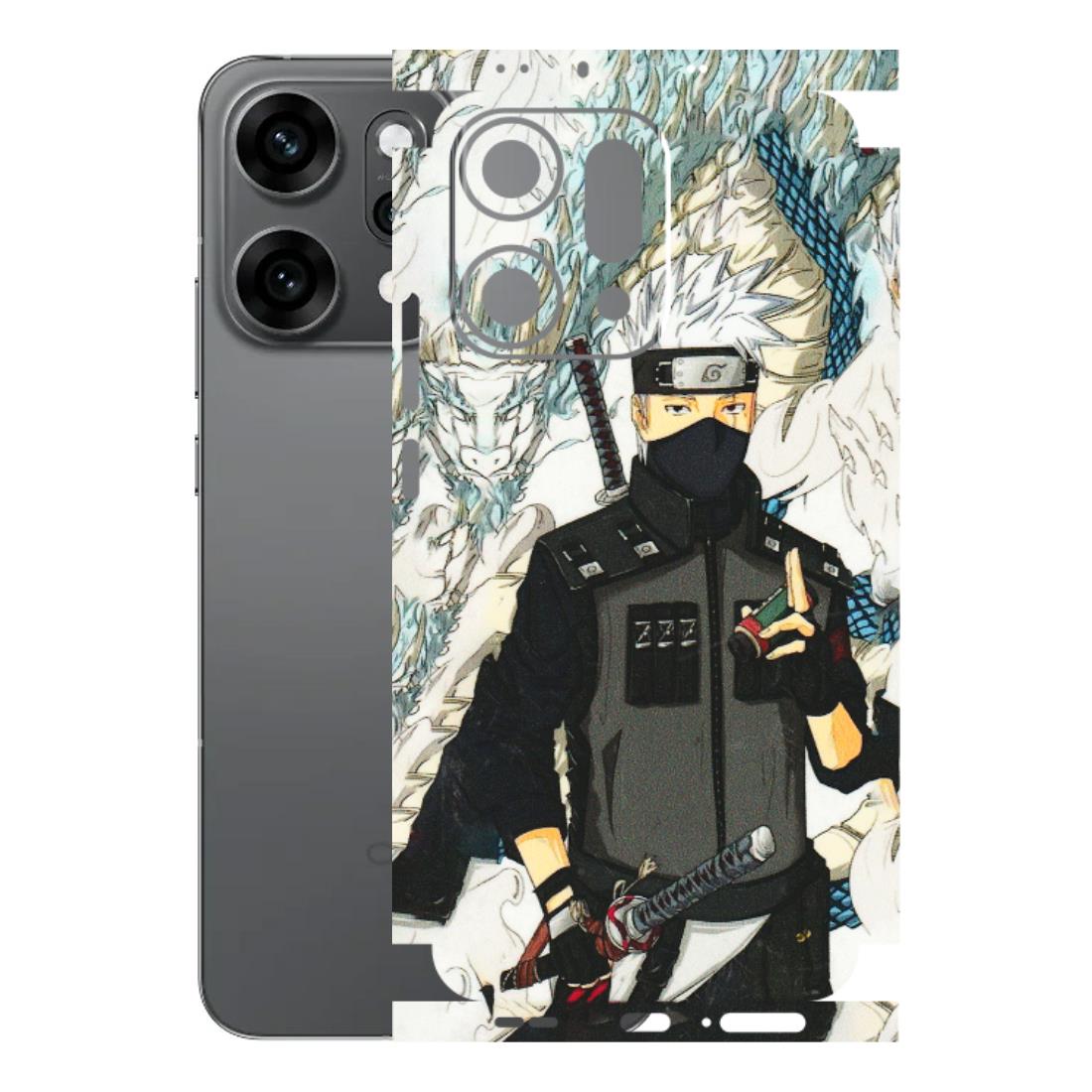 OPPO Phone Skins 2025 (All Models) - Kakashi Hatake Naruto Anime - 3D Embossed Finish (L-46) Oppo Reno 14 Pro 5G