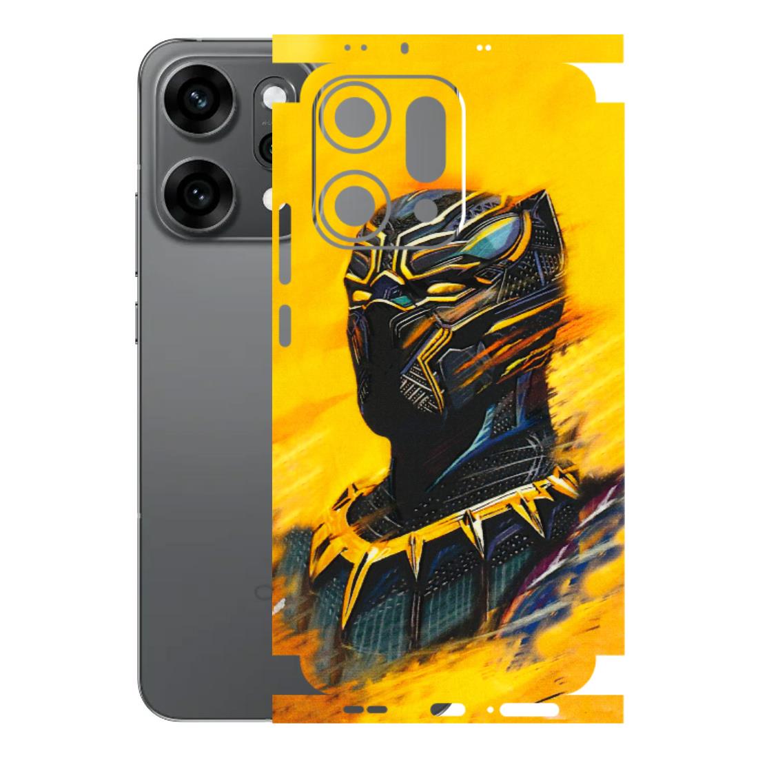 OPPO Phone Skins 2025 (All Models) - Yellow Panther - 3D Embossed Finish (L-54) Oppo Reno 14 Pro 5G