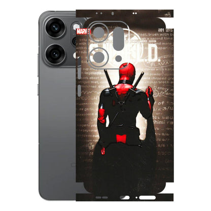 OPPO Phone Skins 2025 (All Models) - Deadpool - 3D Embossed Finish (L-56) Oppo Reno 14 Pro 5G