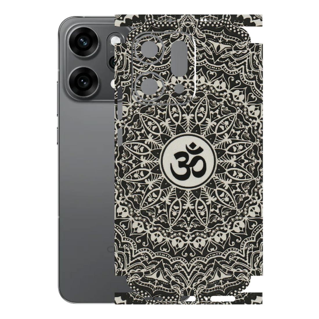 OPPO Phone Skins 2025 (All Models) - Aum Elegant Mandala - 3D Embossed Finish (L-62) Oppo Reno 14 Pro 5G