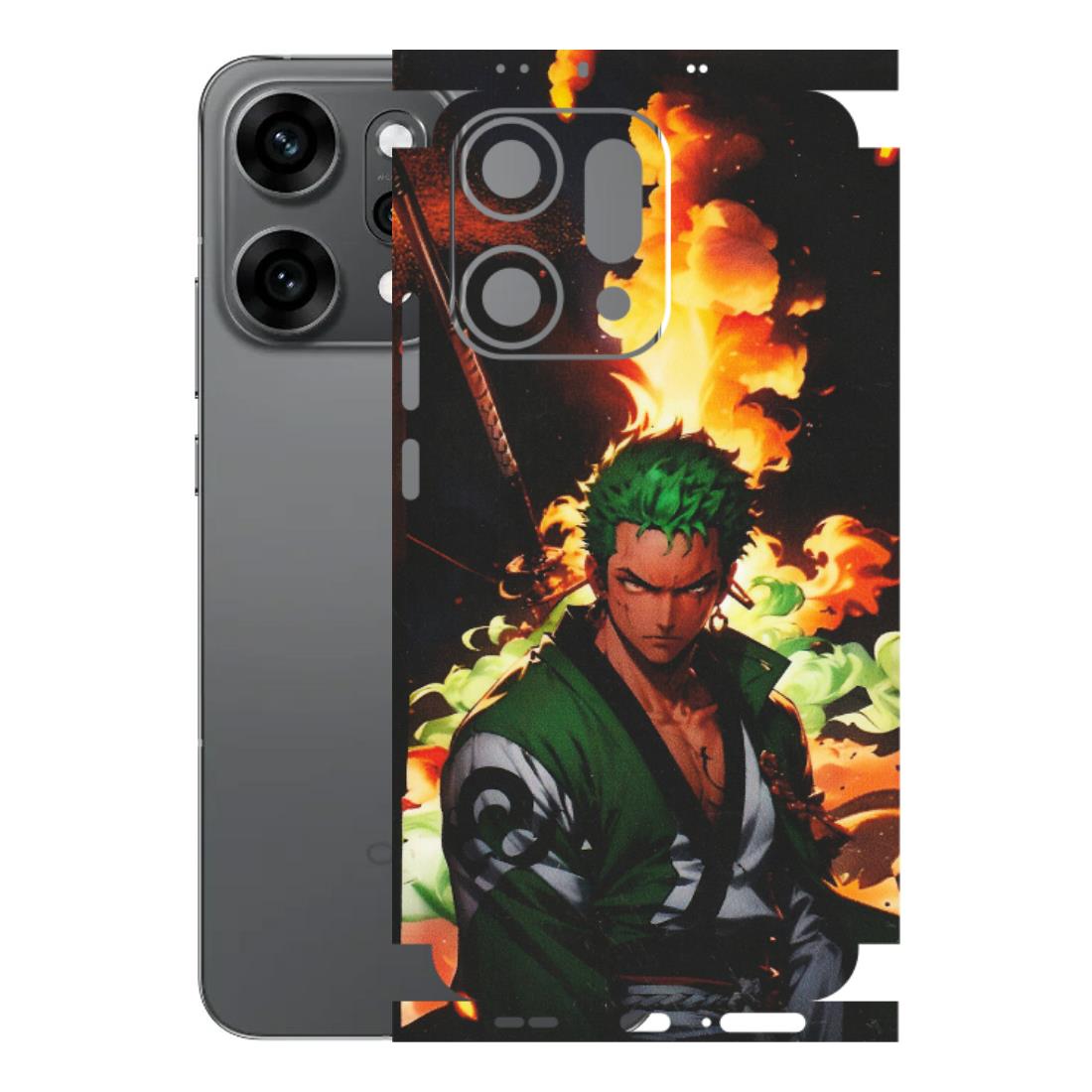 OPPO Phone Skins 2025 (All Models) - Roronoa Zoro - Matte Finish (M-102) Oppo Reno 14 Pro 5G