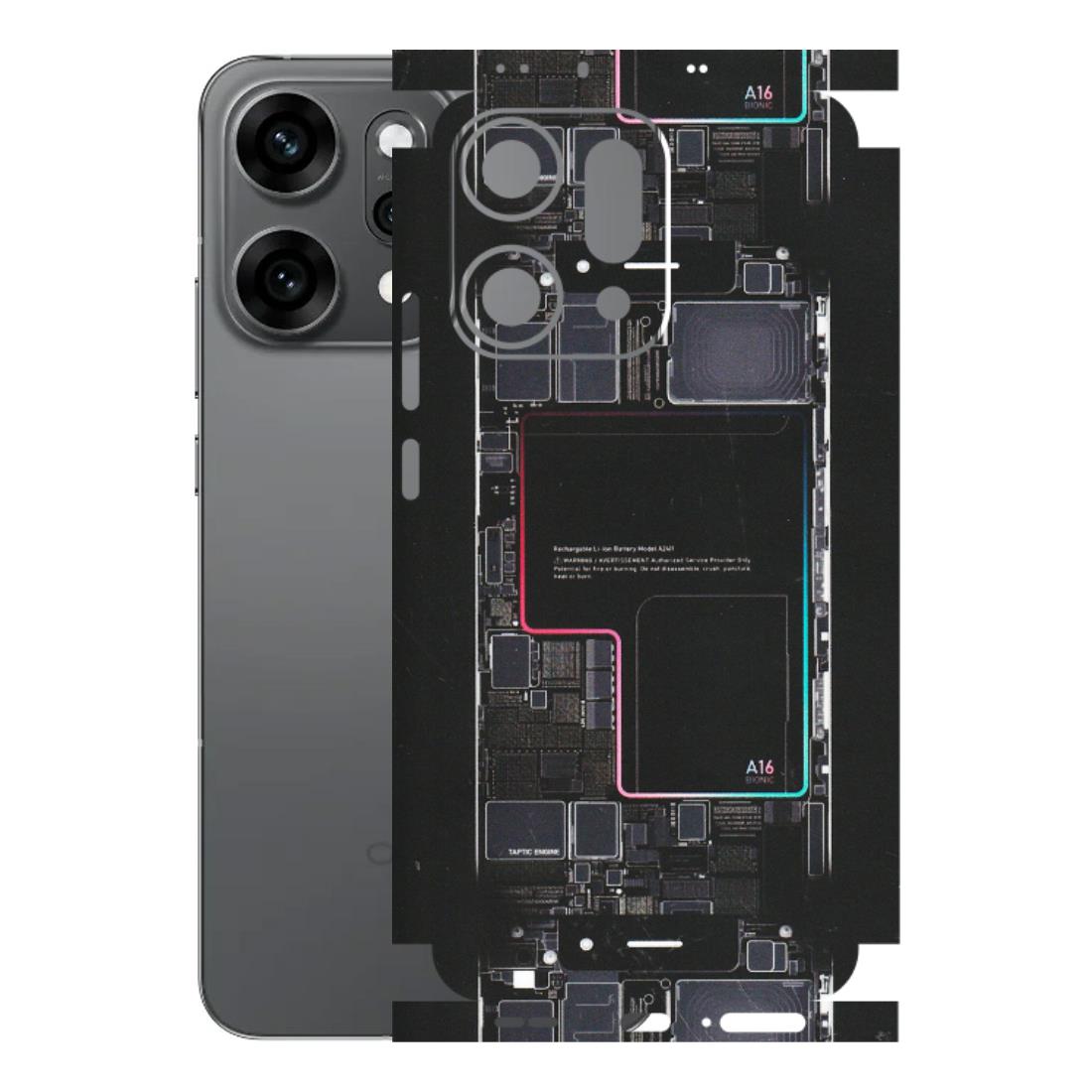 OPPO Phone Skins 2025 (All Models) - Motherboard Circuit Layout - Matte Finish (M-117) Oppo Reno 14 Pro 5G