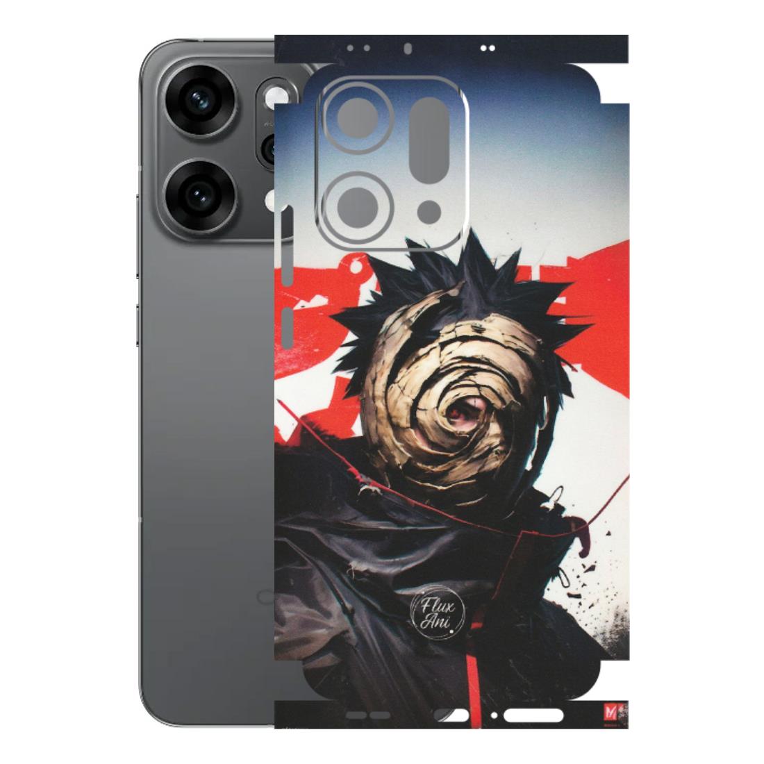 OPPO Phone Skins 2025 (All Models) - Obito Uchiha Cool Anime - Matte Finish (M-134) Oppo Reno 14 Pro 5G
