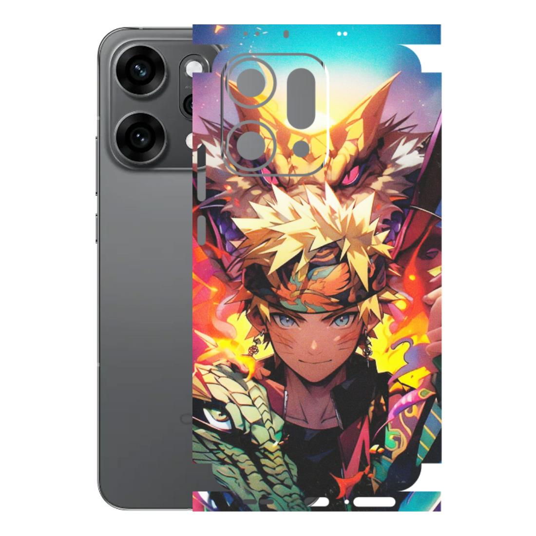 OPPO Phone Skins 2025 (All Models) - Angry Naruto Anime - Matte Finish (M-148) Oppo Reno 14 Pro 5G