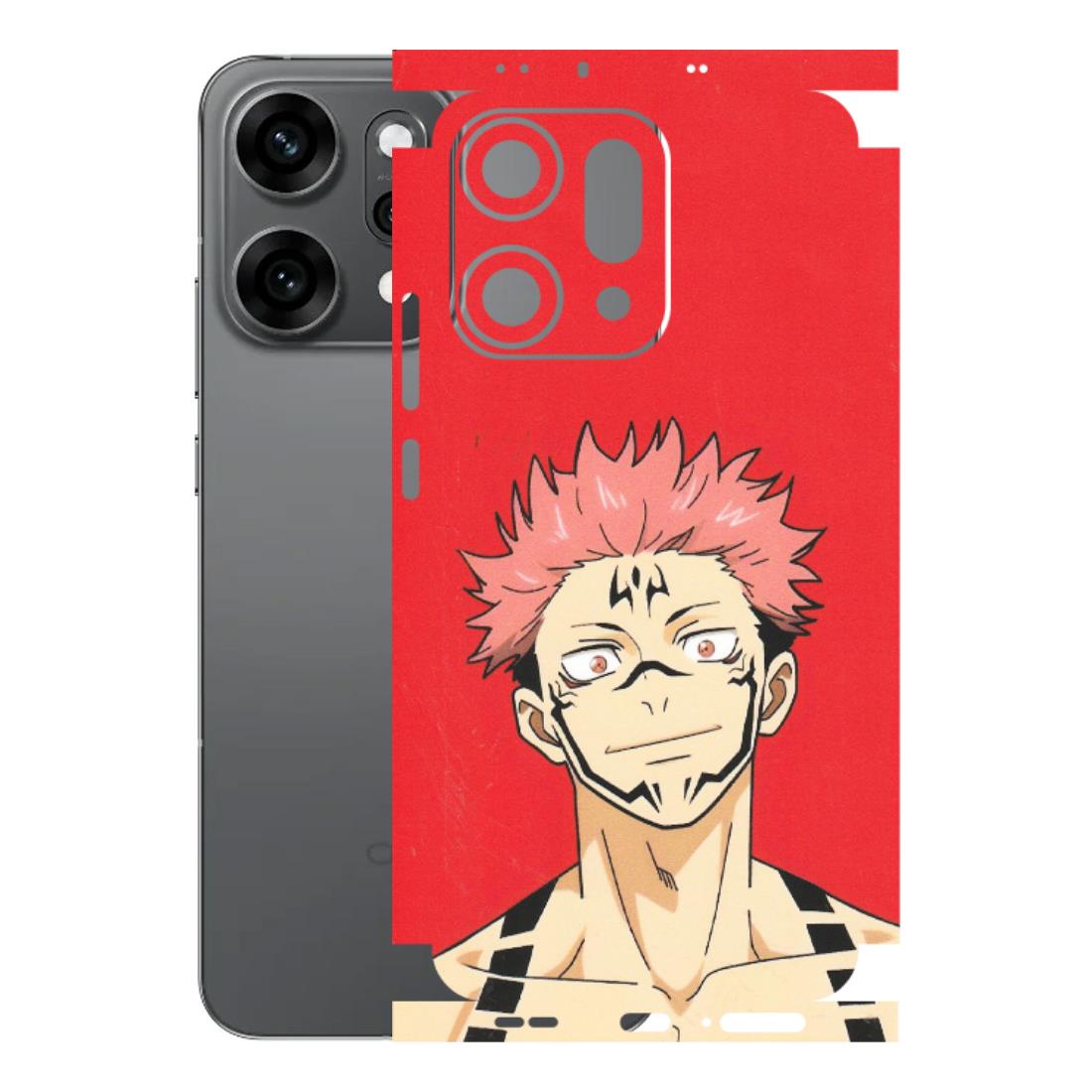 OPPO Phone Skins 2025 (All Models) - Ryomen Sukuna Fun Anime - Matte Finish (M-153) Oppo Reno 14 Pro 5G