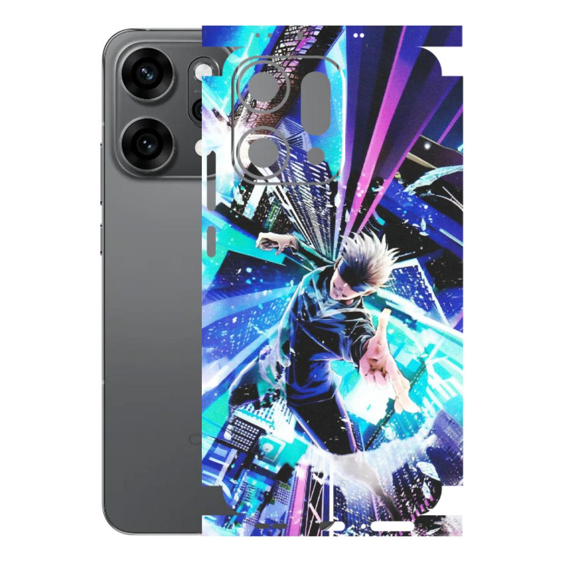 OPPO Phone Skins 2025 (All Models) - Manga Action Jujustu Kaisen Anime - Matte Finish (M-155) Oppo Reno 14 Pro 5G