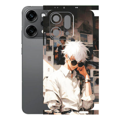 OPPO Phone Skins 2025 (All Models) - Gojo Satoru Jujustu Kaisen Anime - Matte Finish (M-156) Oppo Reno 14 Pro 5G