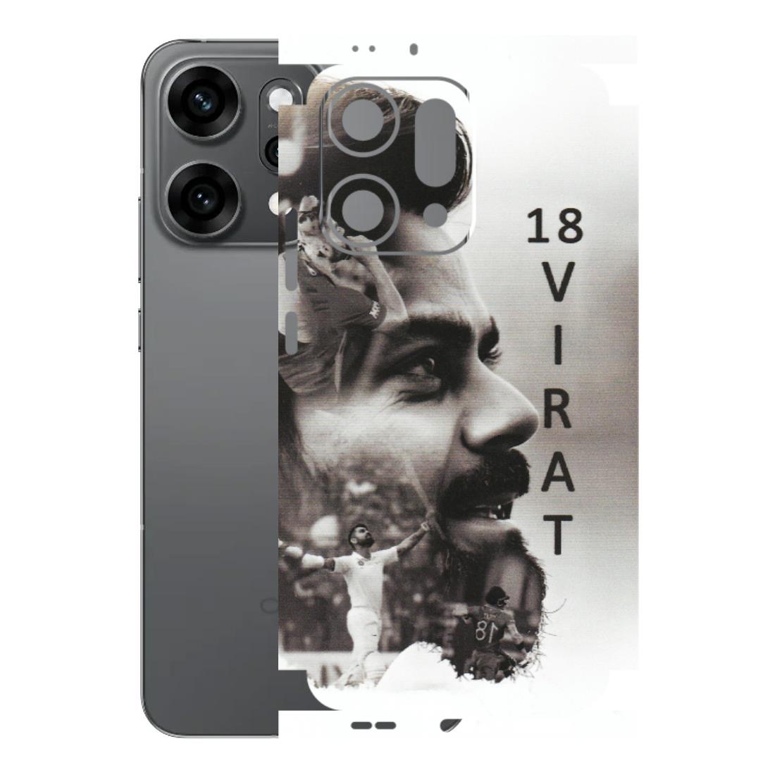 OPPO Phone Skins 2025 (All Models) - Virat Kohli Cricketer - Matte Finish (M-163) Oppo Reno 14 Pro 5G