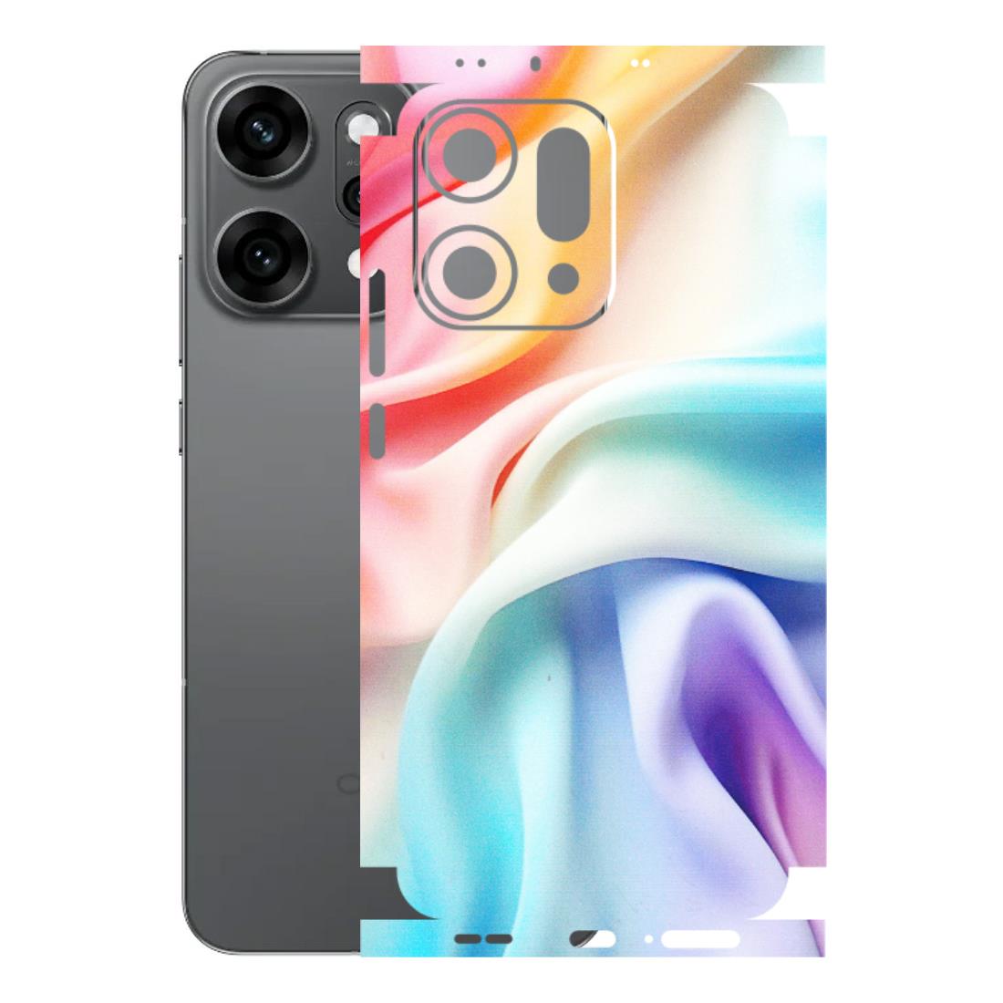 OPPO Phone Skins 2025 (All Models) - Colourful Silk Cloth - Matte Finish (M-165) Oppo Reno 14 Pro 5G