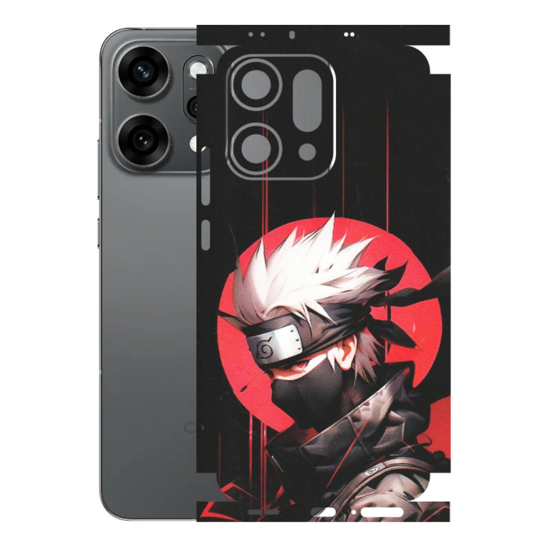 OPPO Phone Skins 2025 (All Models) - Naruto Anime Blood - Matte Finish (M-170) Oppo Reno 14 Pro 5G
