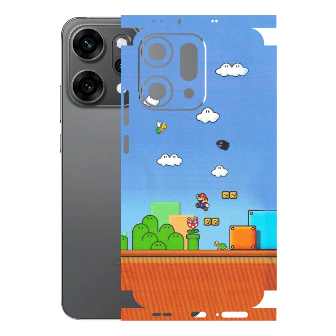 OPPO Phone Skins 2025 (All Models) - Mario Game Scene - Matte Finish (M-24) Oppo Reno 14 Pro 5G
