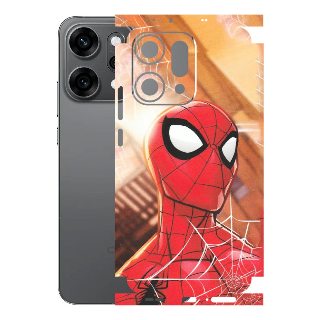 OPPO Phone Skins 2025 (All Models) - Spiderman Face New - Matte Finish (M-41) Oppo Reno 14 Pro 5G