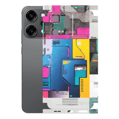 OPPO Phone Skins 2025 (All Models) - Colourfull Motherboard Internals - Matte Finish (M-55) Oppo Reno 14 Pro 5G