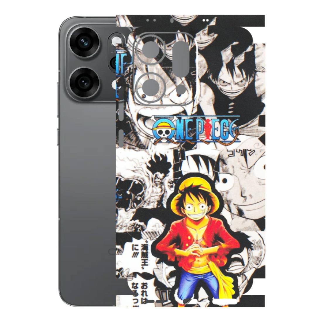 OPPO Phone Skins 2025 (All Models) - One Piece B&W - Matte Finish (M-63) Oppo Reno 14 Pro 5G