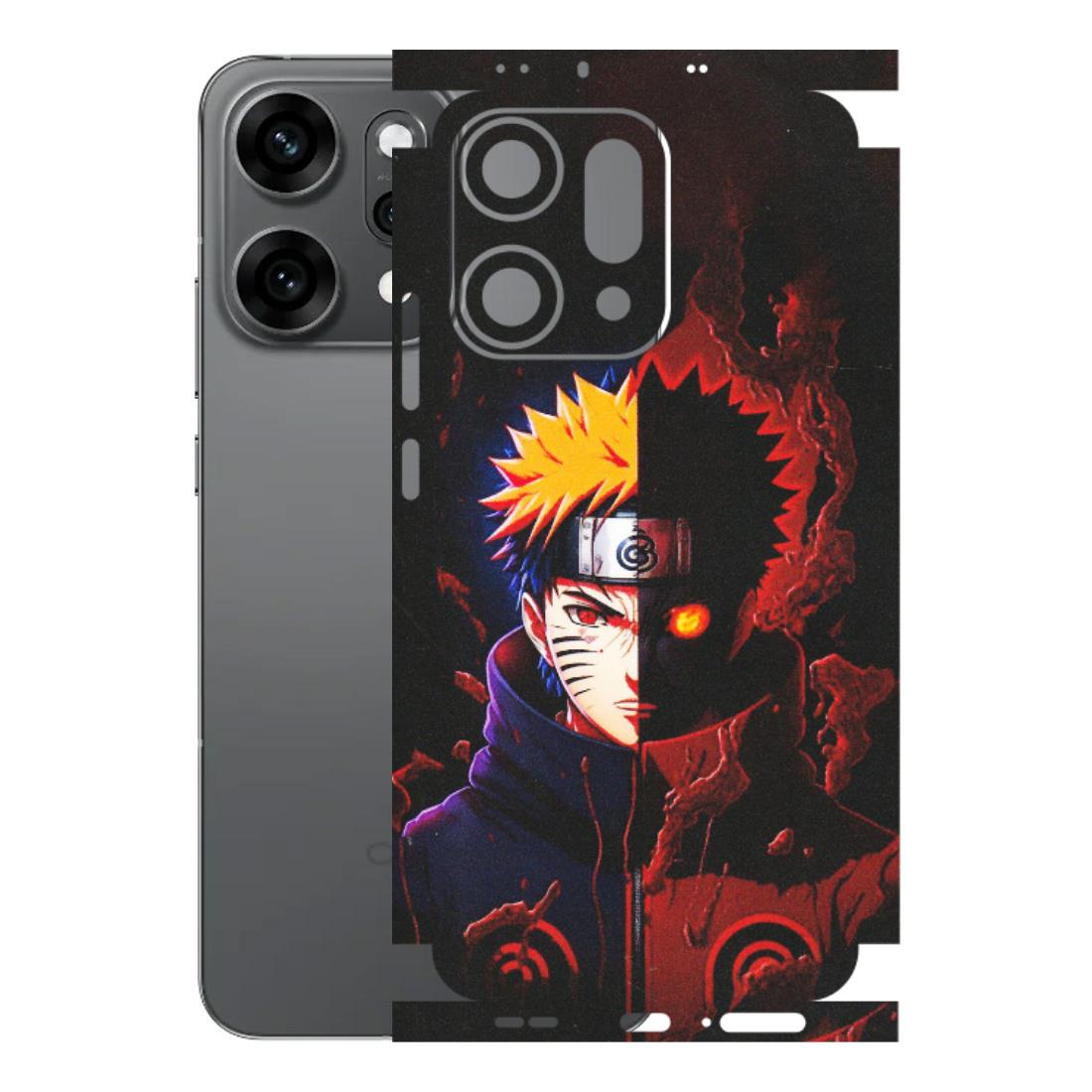 OPPO Phone Skins 2025 (All Models) - Naruto X Evil - Matte Finish (M-70) Oppo Reno 14 Pro 5G