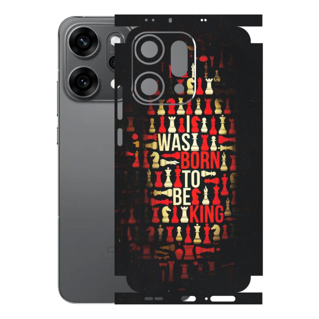 OPPO Phone Skins 2025 (All Models) - Born To Be King - Matte Finish (M-73) Oppo Reno 14 Pro 5G