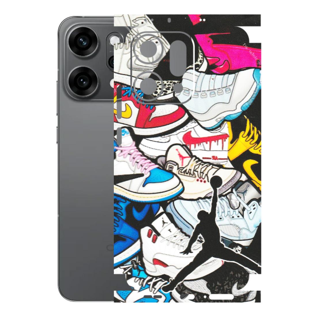OPPO Phone Skins 2025 (All Models) - Jordan Sneakers Fan - Matte Finish (M-80) Oppo Reno 14 Pro 5G