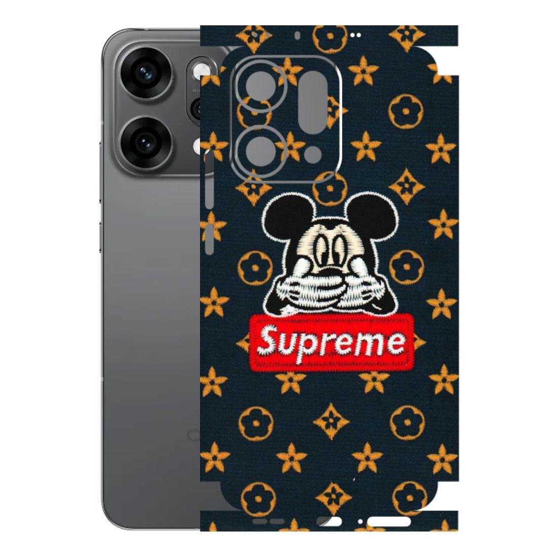OPPO Phone Skins 2025 (All Models) - Mickey Supreme - Matte Finish (M-83) Oppo Reno 14 Pro 5G