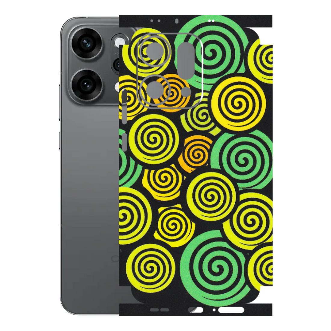 OPPO Phone Skins 2025 (All Models) - Crazy Spiral - Matte Finish (M-91) Oppo Reno 14 Pro 5G