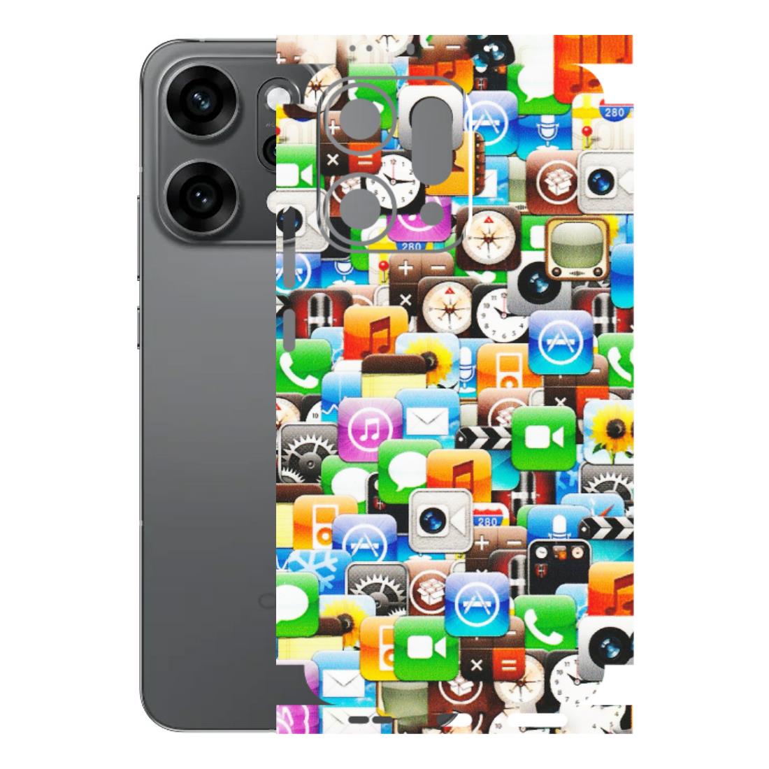 OPPO Phone Skins 2025 (All Models) - All Apple Icons - Matte Finish (M-93) Oppo Reno 14 Pro 5G