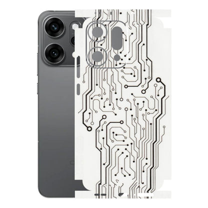 OPPO Phone Skins 2025 (All Models) - Tech Circuits - Transparent Finish (T-03) Oppo Reno 14 Pro 5G