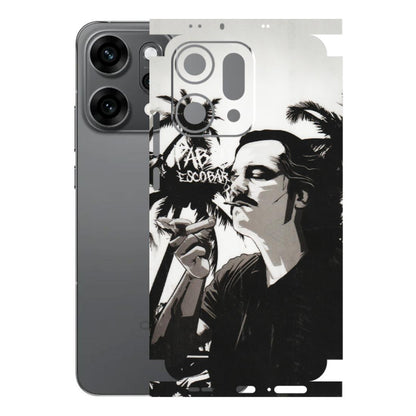 OPPO Phone Skins 2025 (All Models) - Pab Escobar - Transparent Finish (T-05) Oppo Reno 14 Pro 5G