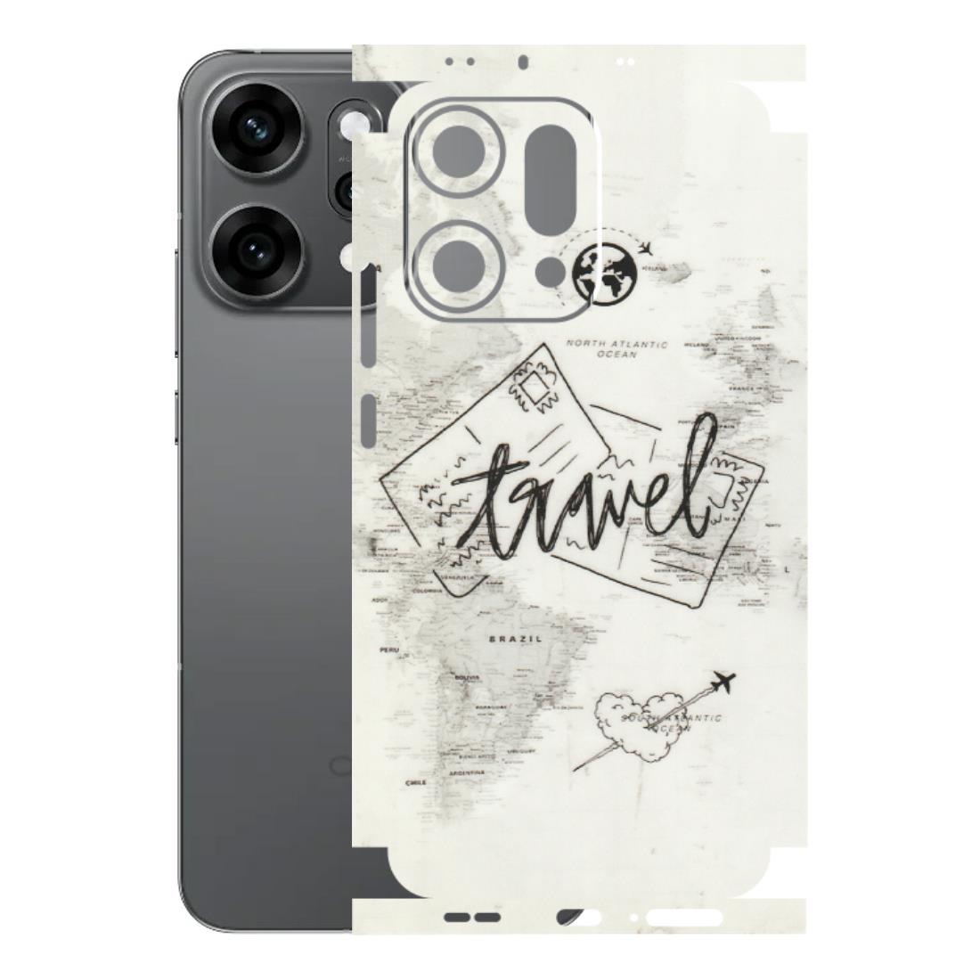 OPPO Phone Skins 2025 (All Models) - Travel Ticket - Transparent Finish (T-06) Oppo Reno 14 Pro 5G