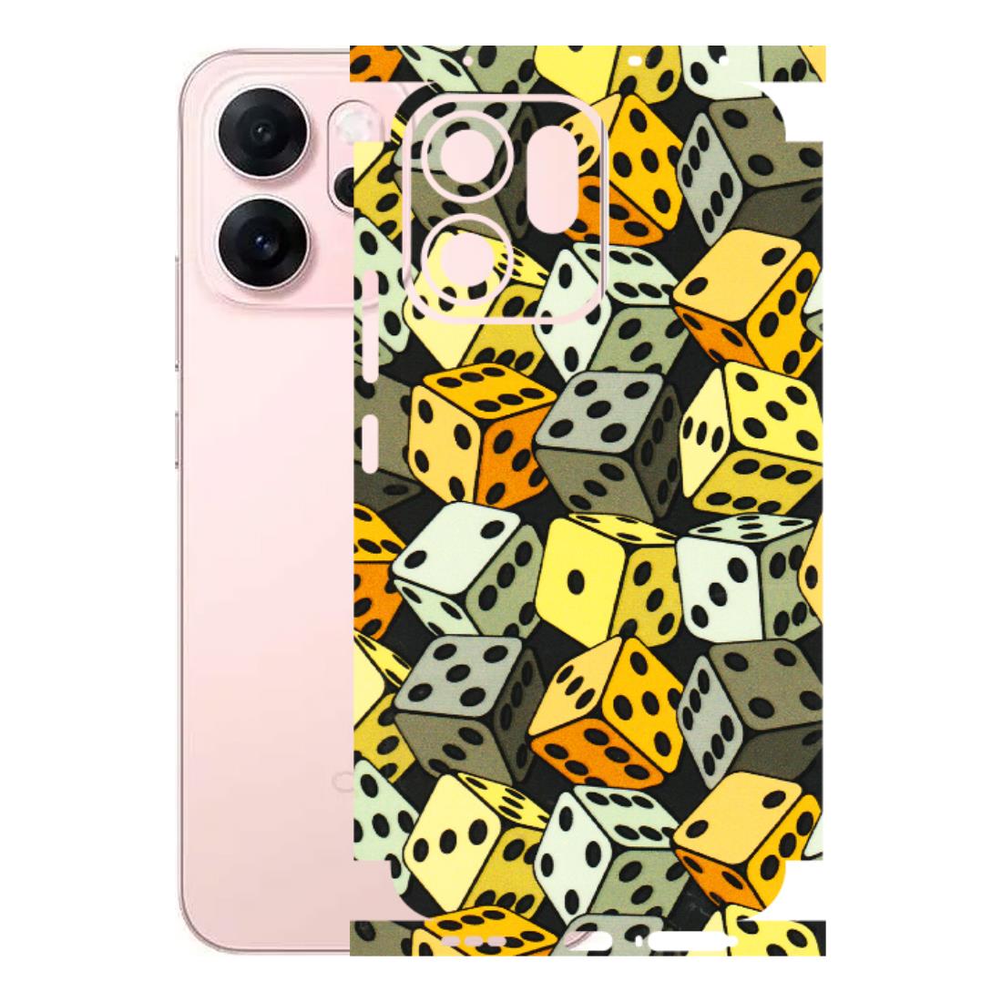 OPPO Phone Skins 2025 (All Models) - Dices Of Life - 3D Embossed Finish (L-04) Oppp Reno 14F 5G