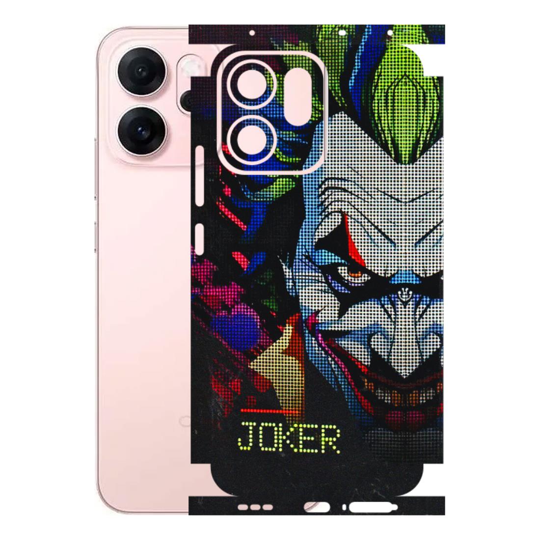 OPPO Phone Skins 2025 (All Models) - Joker Dot Matrix - 3D Embossed Finish (L-08) Oppp Reno 14F 5G