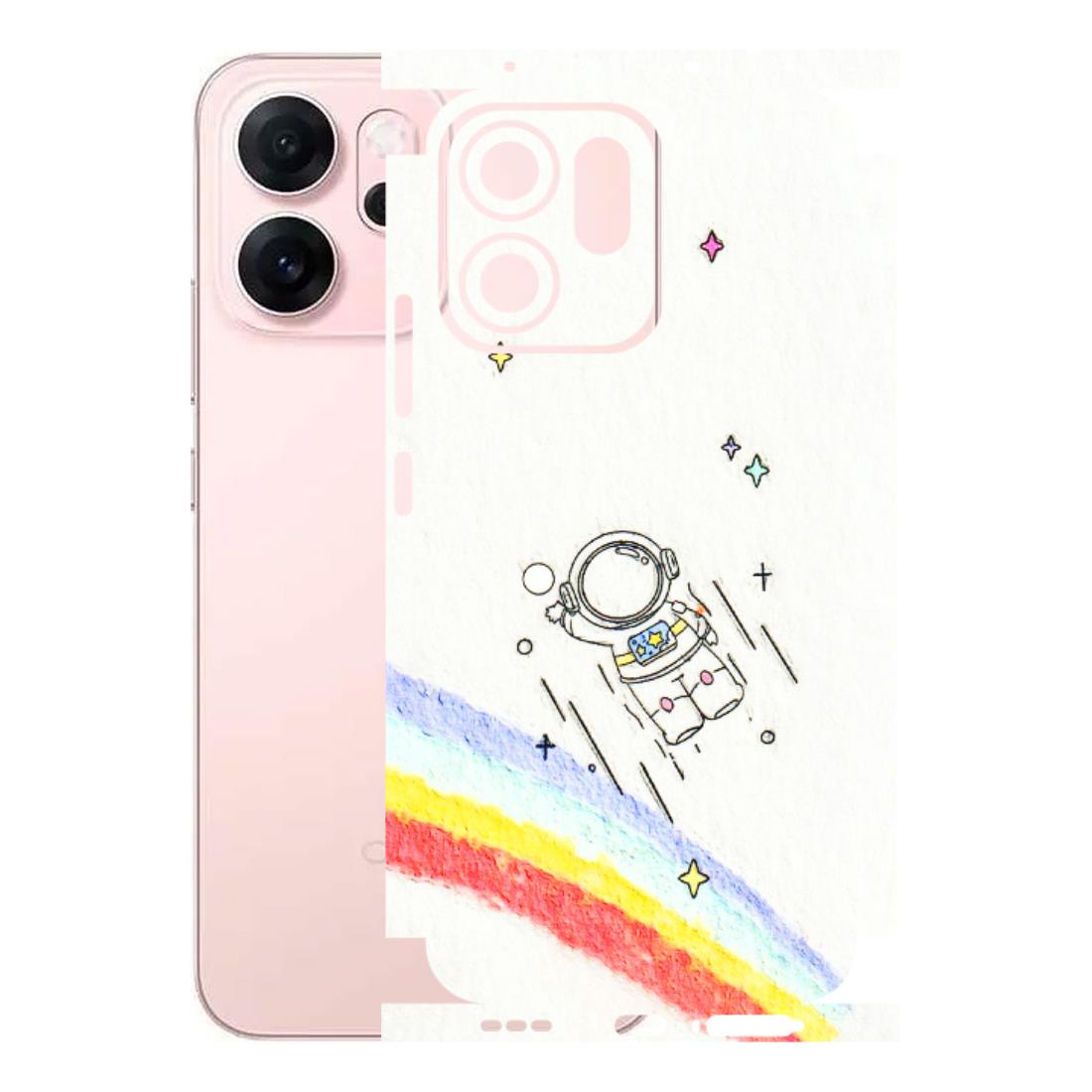 OPPO Phone Skins 2025 (All Models) - Milkyway Astronaut - 3D Embossed Finish (L-110) Oppp Reno 14F 5G