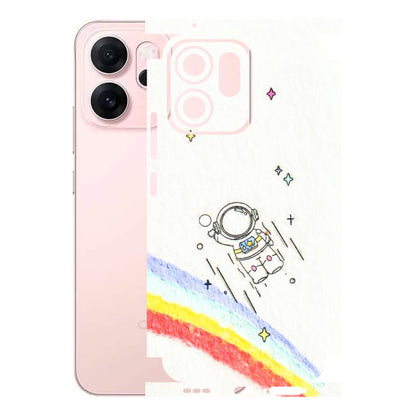 OPPO Phone Skins 2025 (All Models) - Milkyway Astronaut - 3D Embossed Finish (L-110) Oppp Reno 14F 5G