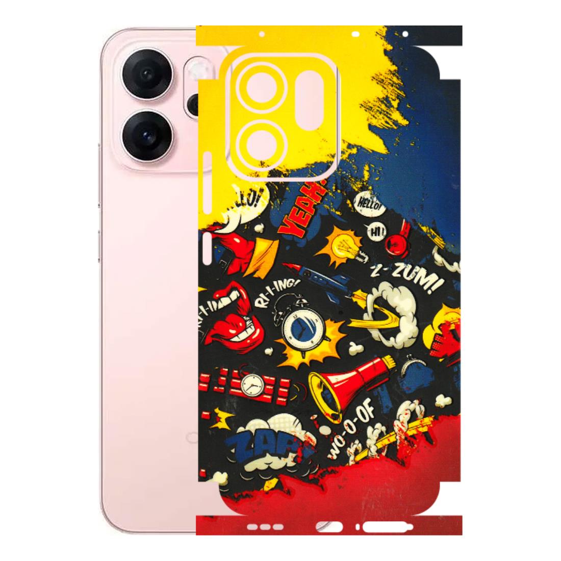 OPPO Phone Skins 2025 (All Models) - Pacific Doodle Art - 3D Embossed Finish (L-120) Oppp Reno 14F 5G