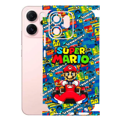 OPPO Phone Skins 2025 (All Models) - Super Mario Kart - 3D Embossed Finish (L-140) Oppp Reno 14F 5G