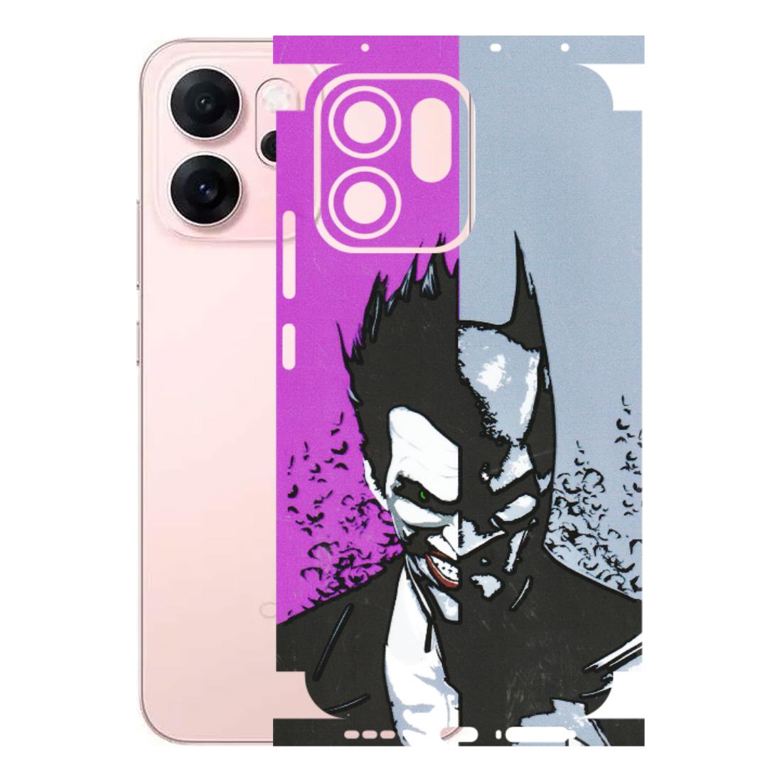 OPPO Phone Skins 2025 (All Models) - Batman & Joker - 3D Embossed Finish (L-143) Oppp Reno 14F 5G