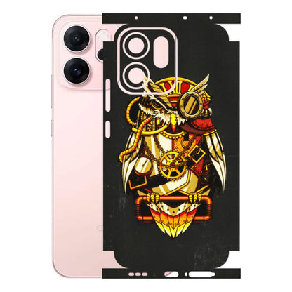 OPPO Phone Skins 2025 (All Models) - Classy Smart Owl - 3D Embossed Finish (L-144) Oppp Reno 14F 5G