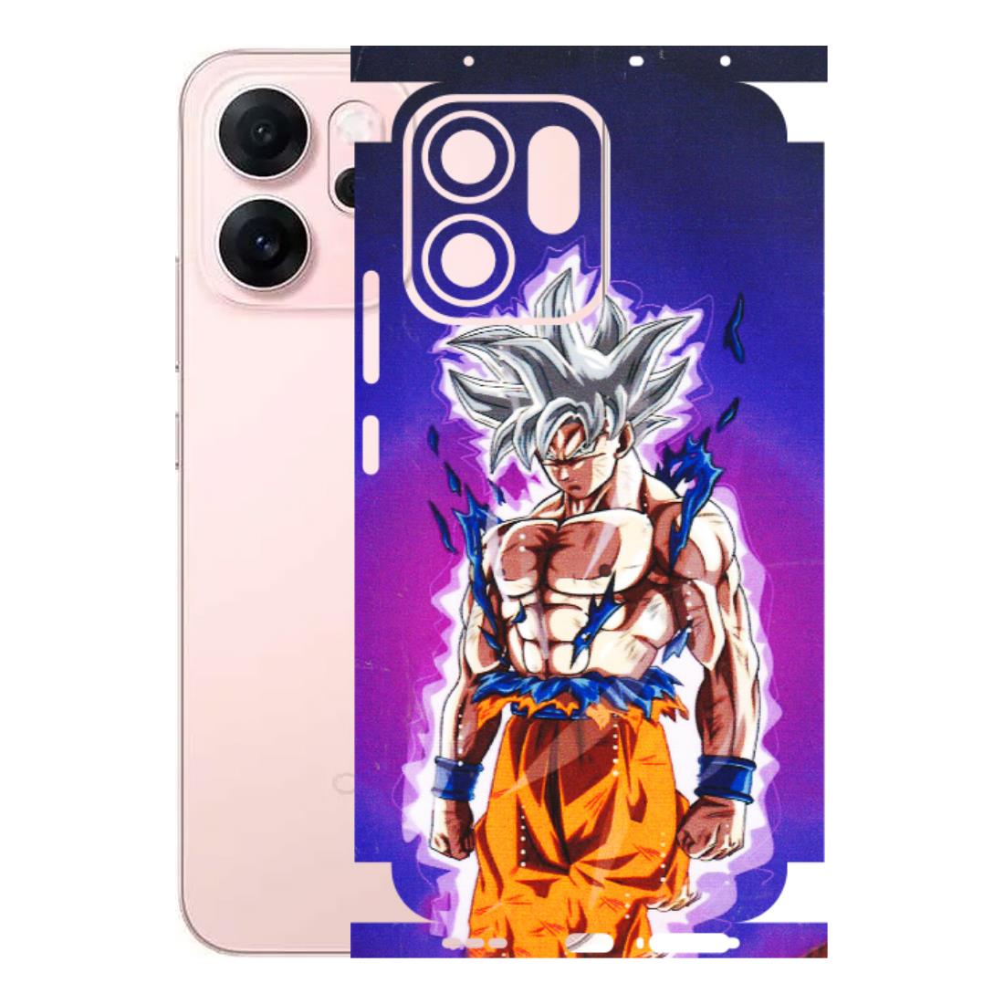 OPPO Phone Skins 2025 (All Models) - Goku Purple Anime - 3D Embossed Finish (L-147) Oppp Reno 14F 5G