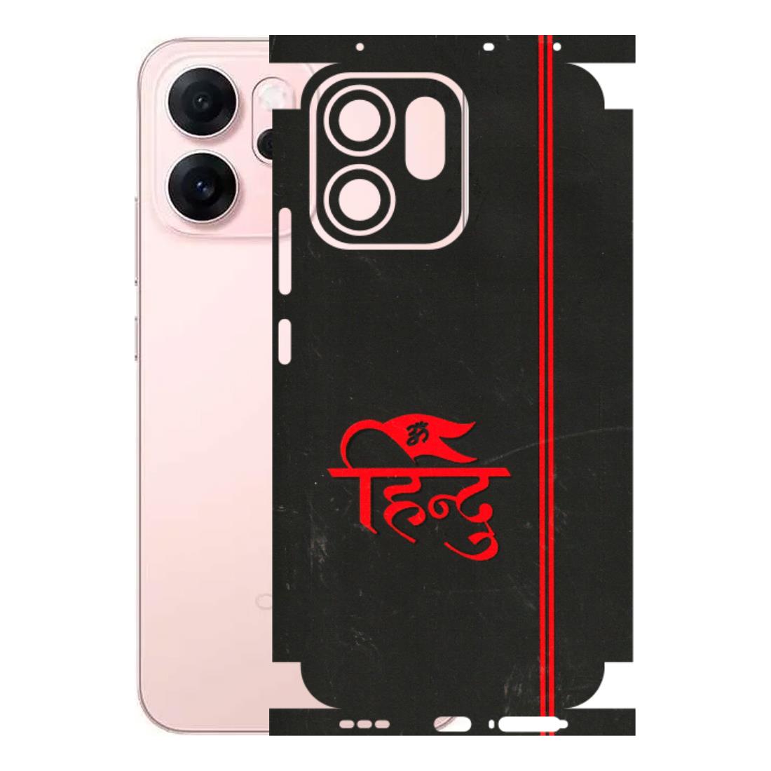 OPPO Phone Skins 2025 (All Models) - Hindu Black - 3D Embossed Finish (L-153) Oppp Reno 14F 5G
