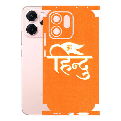 OPPO Phone Skins 2025 (All Models) - Hindu Kesari - 3D Embossed Finish (L-154) Oppp Reno 14F 5G