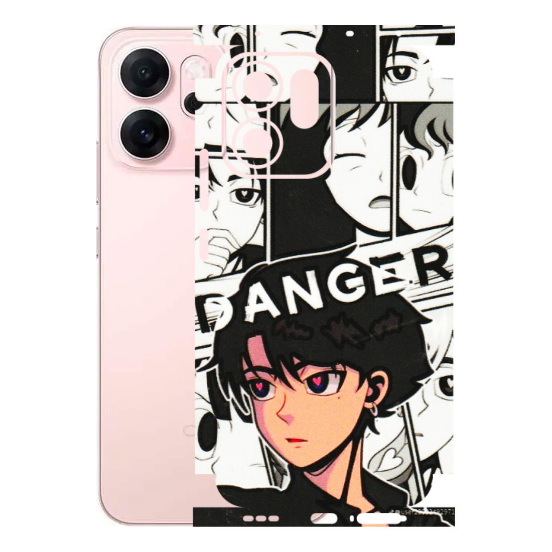 OPPO Phone Skins 2025 (All Models) - Danger Anime - 3D Embossed Finish (L-155) Oppp Reno 14F 5G