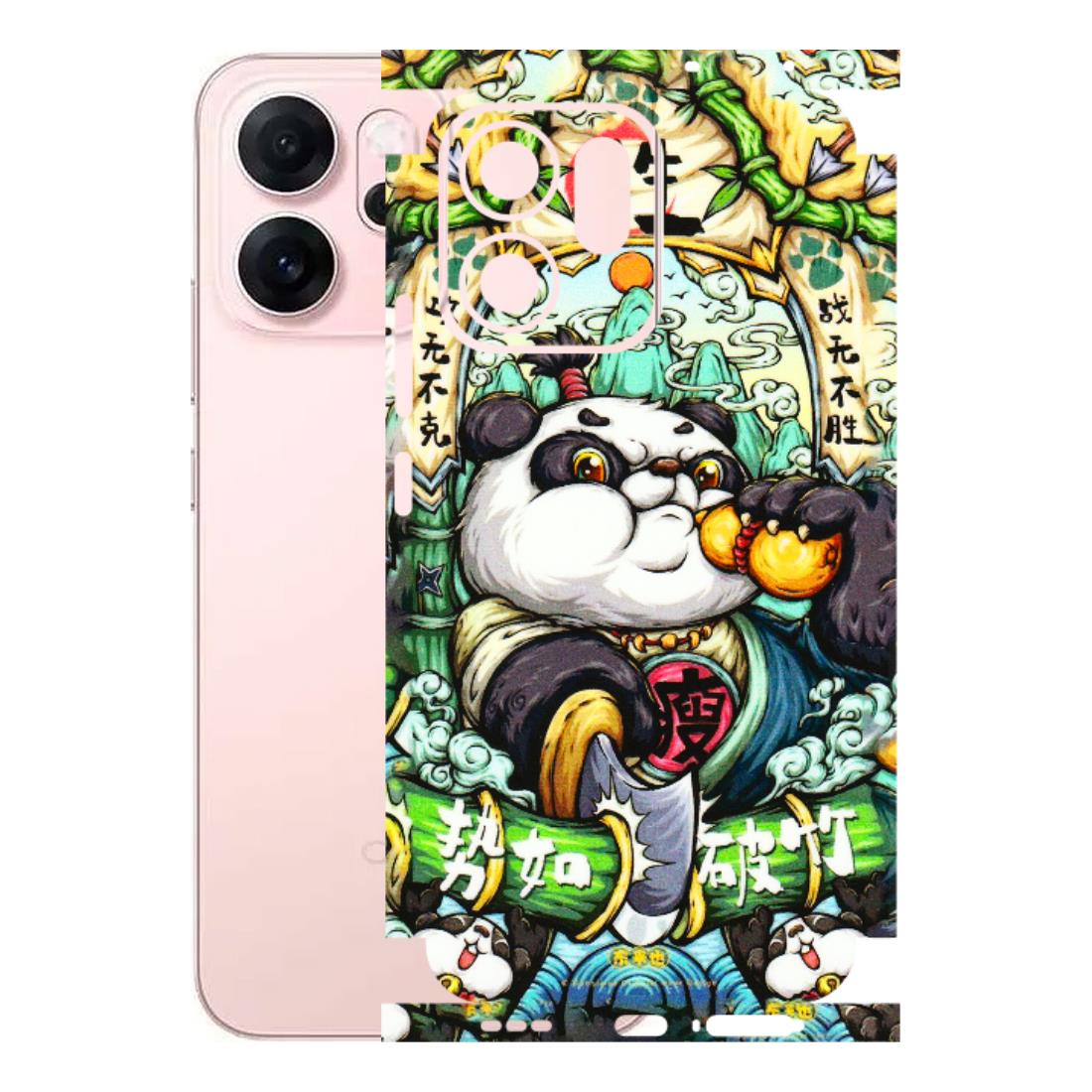 OPPO Phone Skins 2025 (All Models) - Royal Rich Panda - 3D Embossed Finish (L-170) Oppp Reno 14F 5G